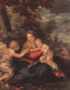 Pietro da Cortona Holy Family Resting on thte Flight to Egypt (mk08) painting